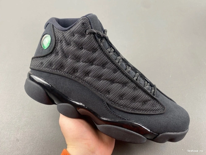  Retro  414571-011 Black Jordan 13  Cat 0725